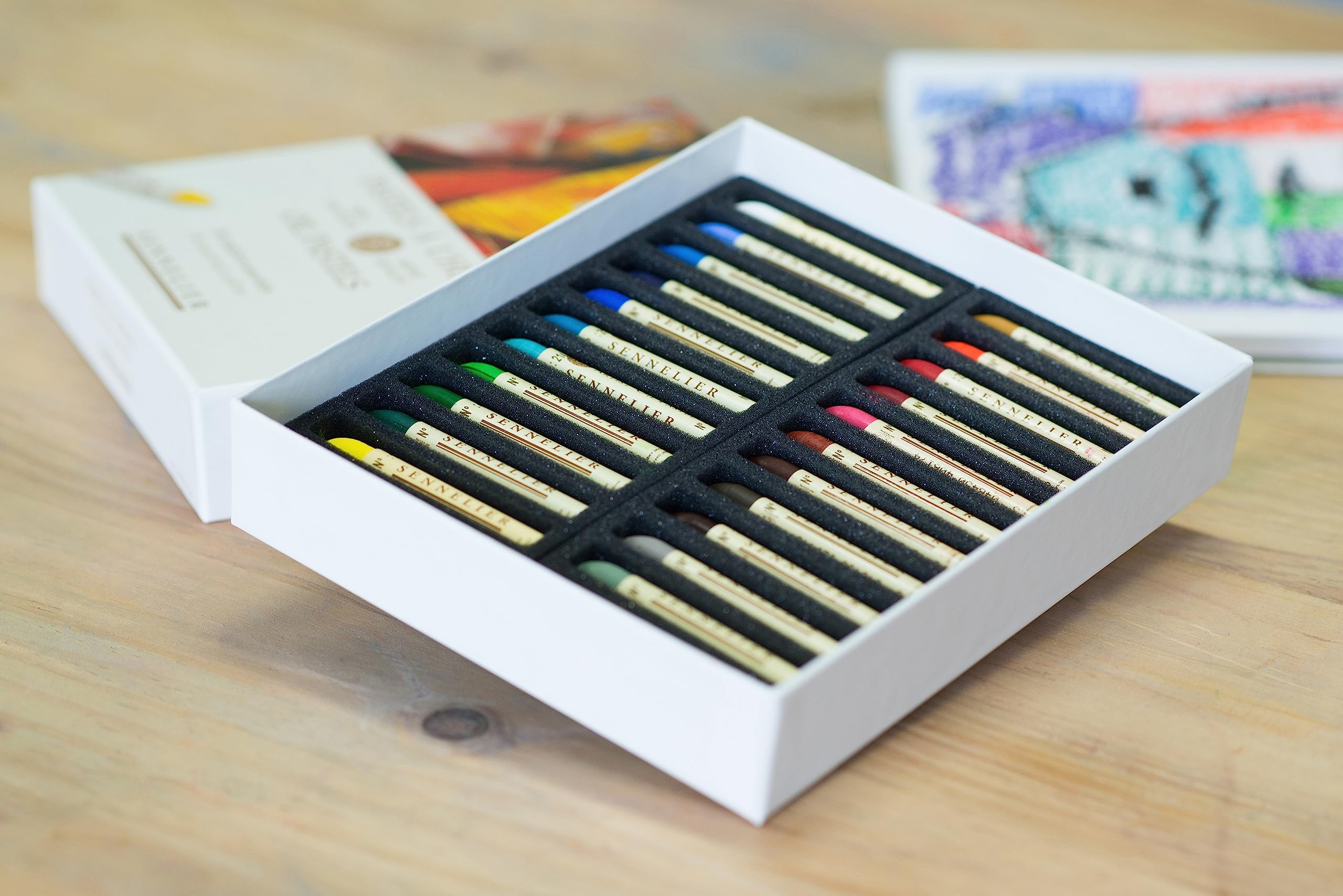 Sennelier Oil Pastels 24色セット Sennelier Oil Pastel Set of 24 - Assorted : Amazon.in: Home & Kitchen
